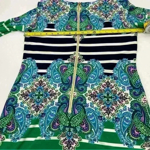 Eliza J Women’s Paisley Dress Multicolor Size 10 - Picture 9 of 12